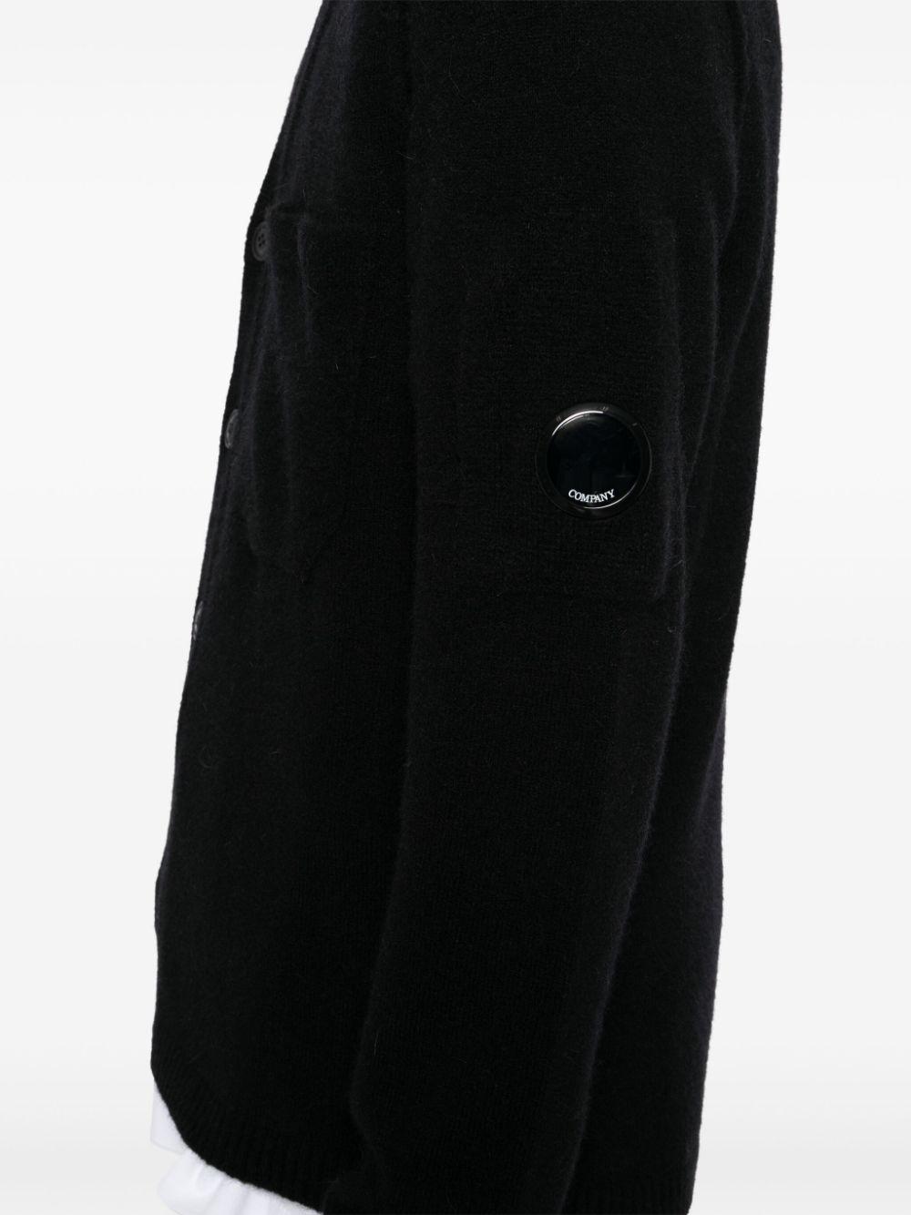 C.P. COMPANY ブラックニットカーディガン