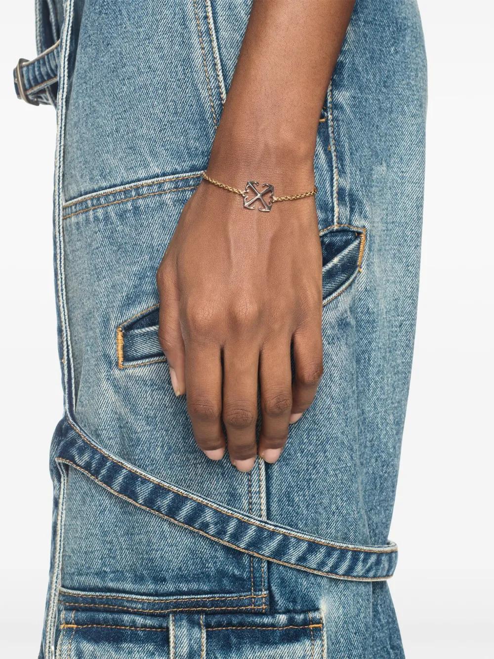 ブレスレット Off-White OMOA099S24MET001 Bracelet Off-White Bracelet with logo | Men's Jewelery