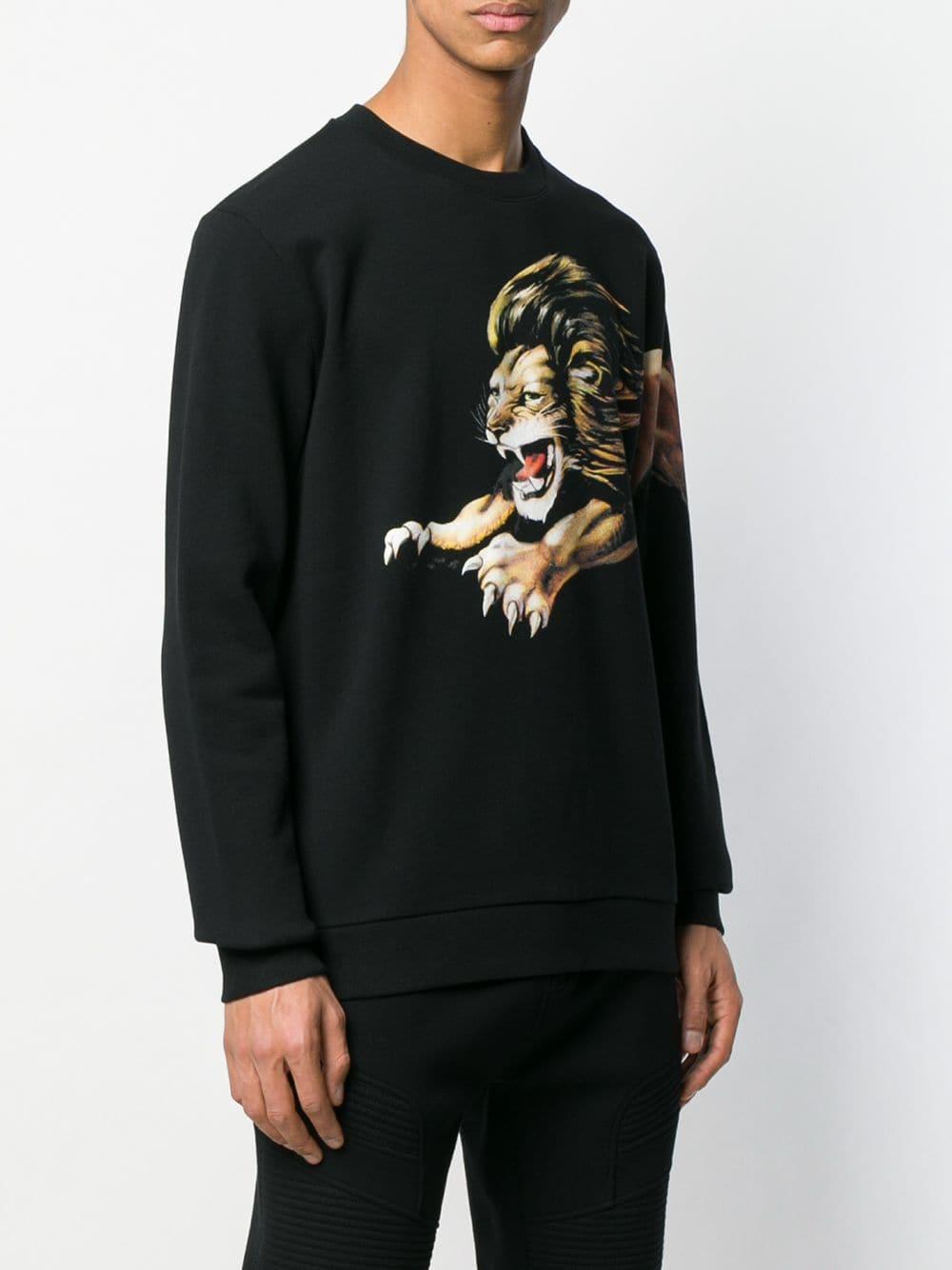 givenchy leo printed sweatshirt