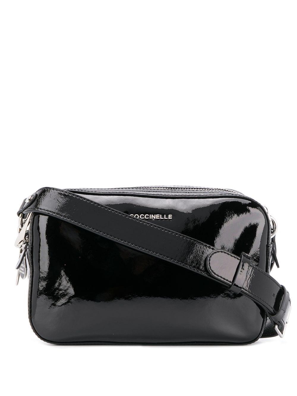 coccinelle black crossbody bag