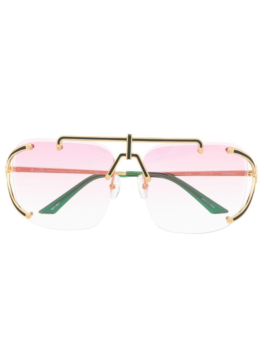CASABLANCA Gradient Lenses Sunglasses in Pink | Lyst