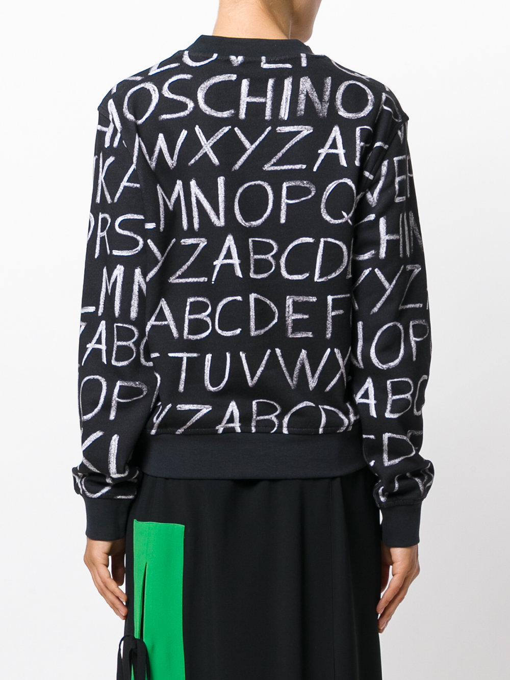 moschino alphabet jacket