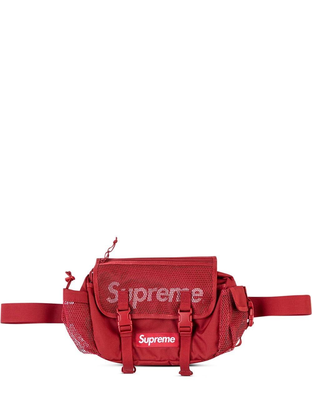 supreme fanny pack red