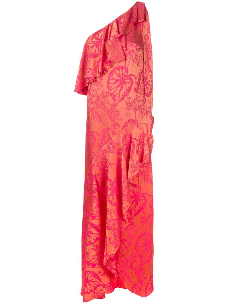 Temperley London Silk Orbit Ruffle Dress - Lyst