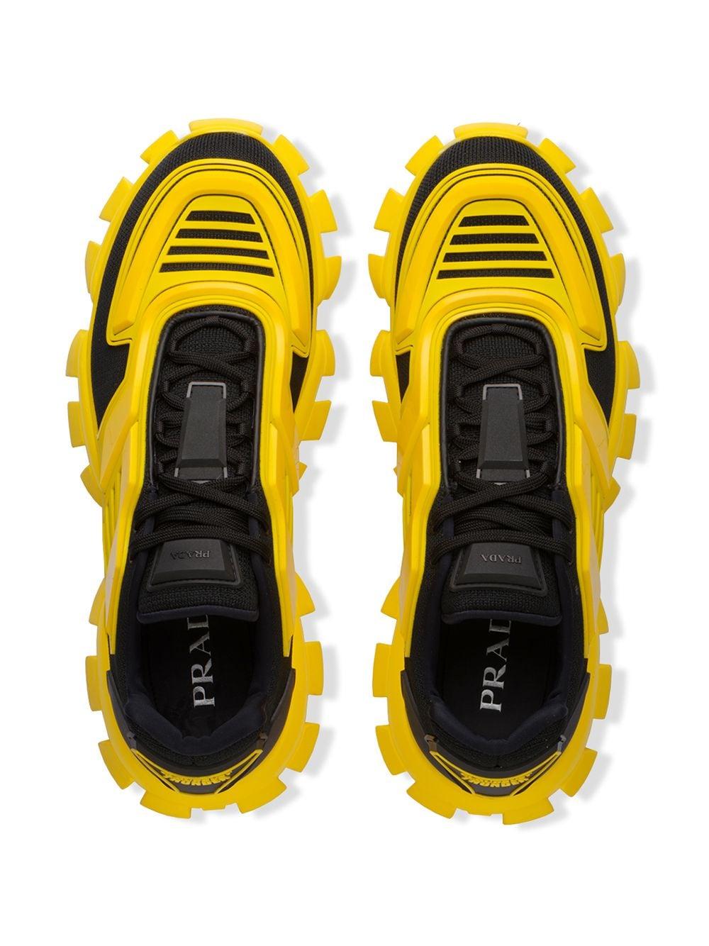 basket prada jaune