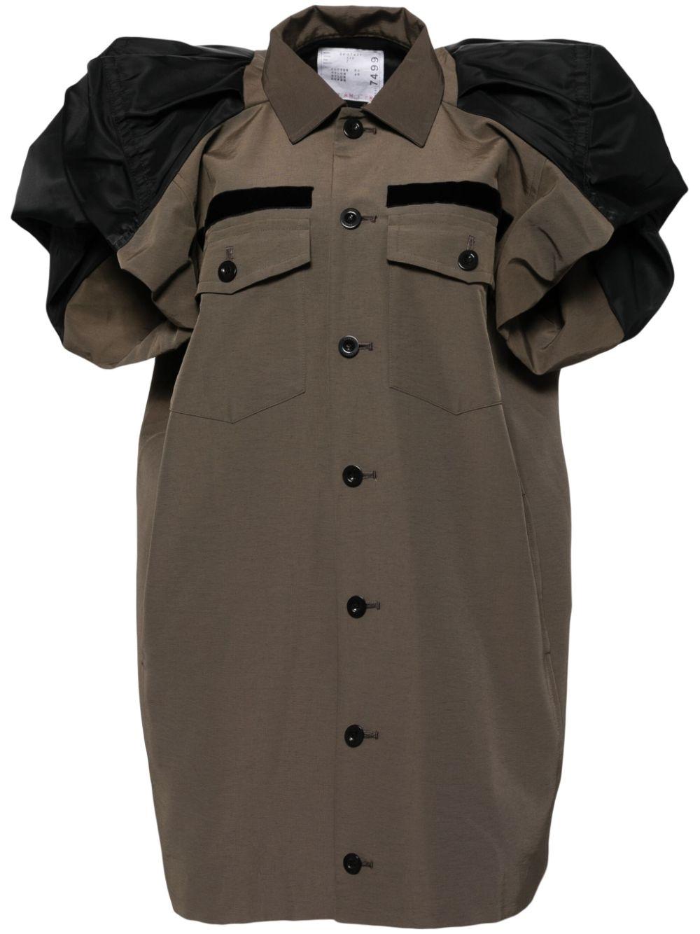 最終値下げ！sacai Grosgrain Mix Dress
