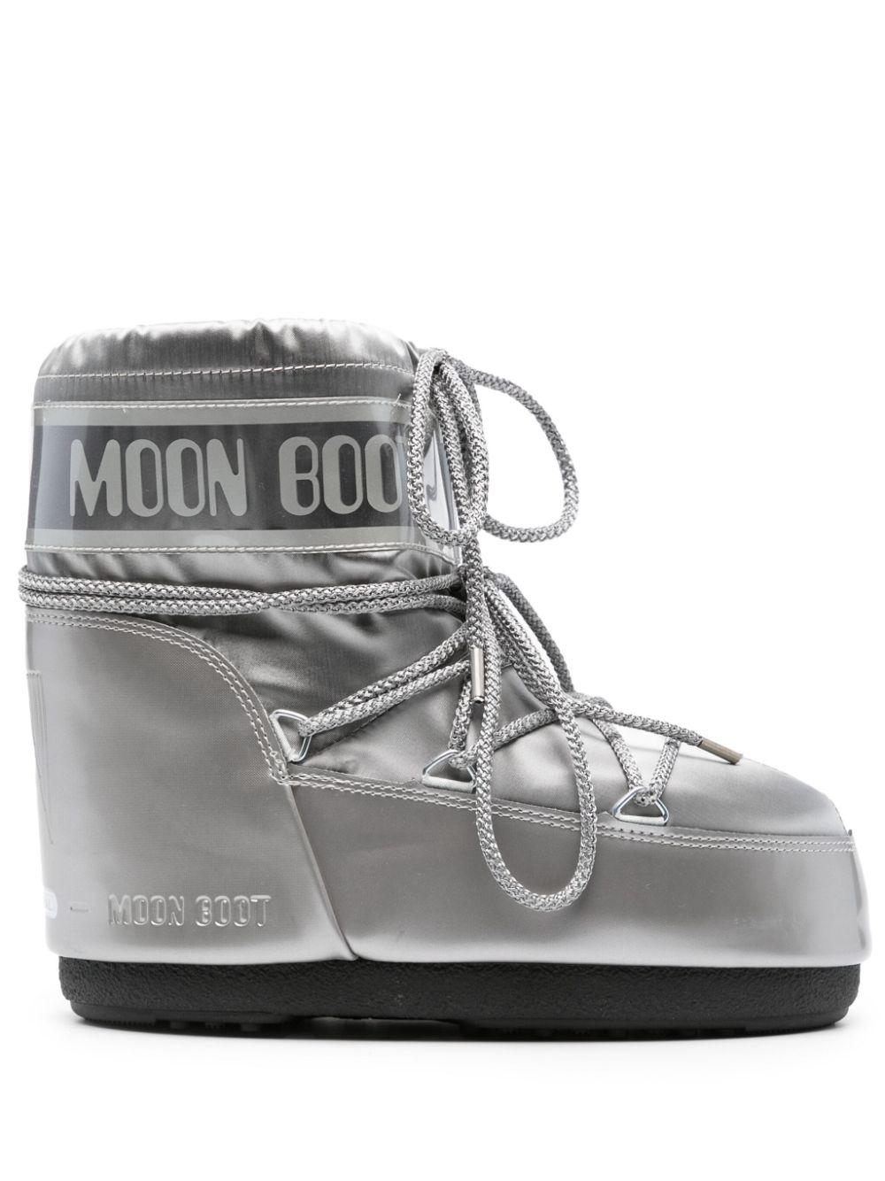 Black Icon snow boots, Moon Boot