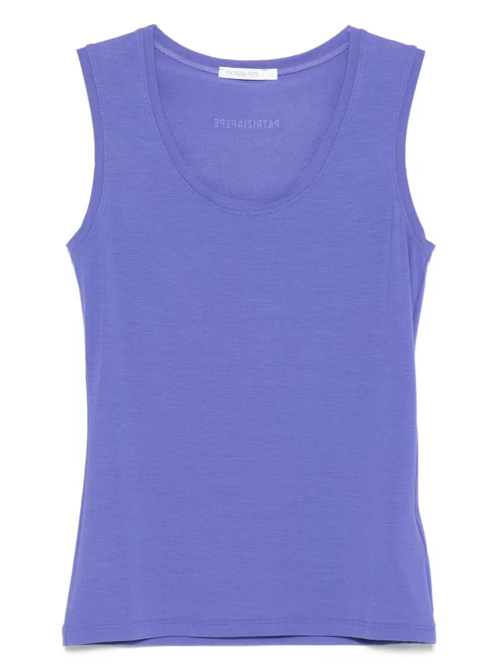 PATRIZIA PEPE 売れ筋商品|||パトリツィア ペペ Tシャツ トップス レディース Tops Blue Patrizia Pepe Sale: T-Shirt and Top Elegant Woman