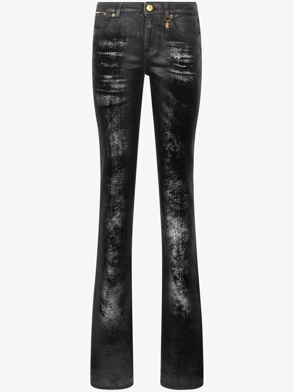 CODA】BLACKWASHED DISTRESSED 脱がさ FLAREDJEANS
