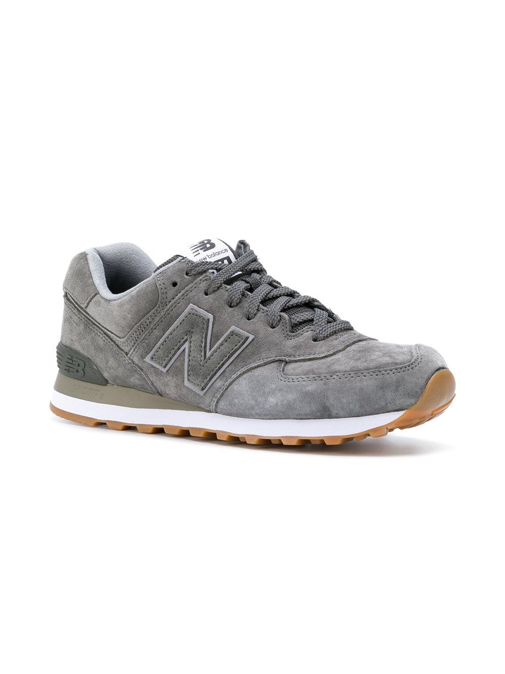 New Balance Suede Gum Pack 574 Sneakers in Grey (Gray) for Men - Lyst