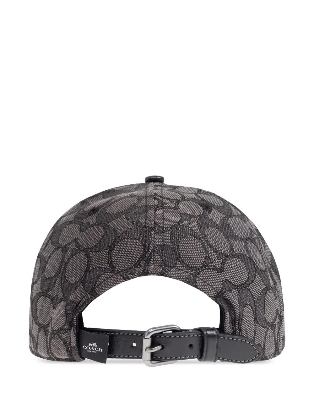 COACH All-Over Logo-Print Cap in Gray | Lyst