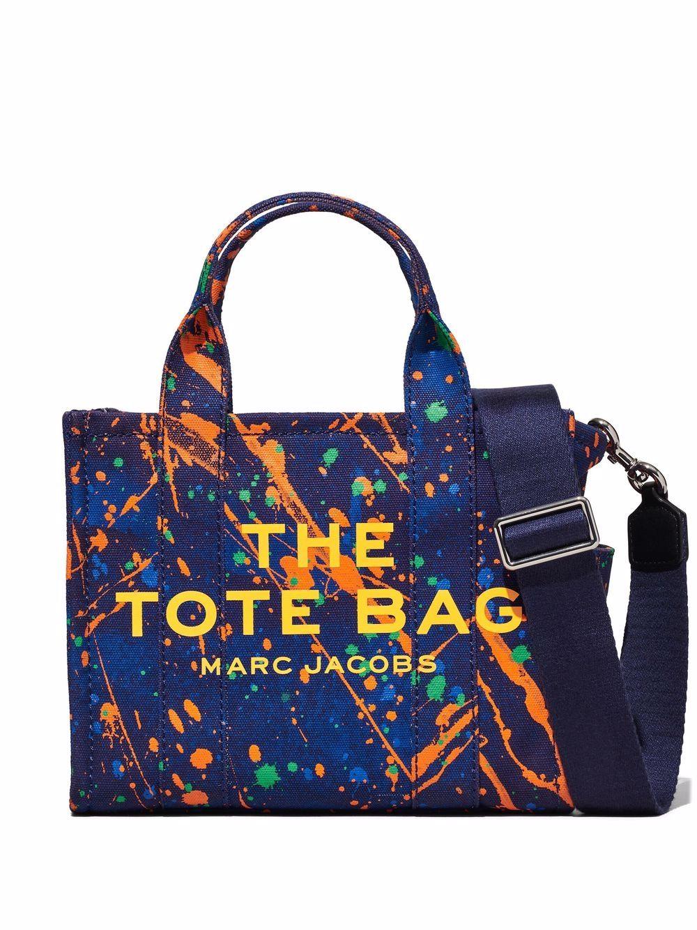 Marc Jacobs The Mini Splatter Paint Tote Bag in Blue | Lyst UK