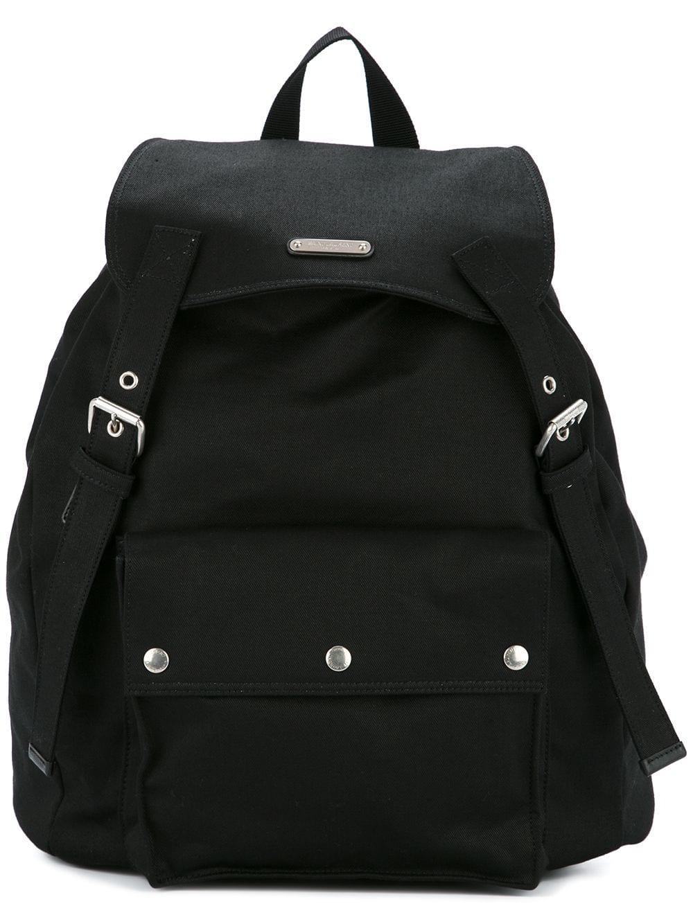 Saint Laurent Cotton Noe Backpack in Black for Men - Lyst