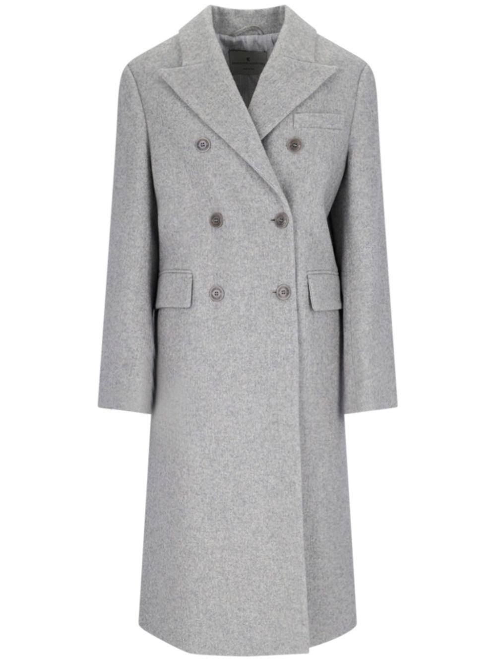 ERMANNO SCERVINO フード付きコート グレー