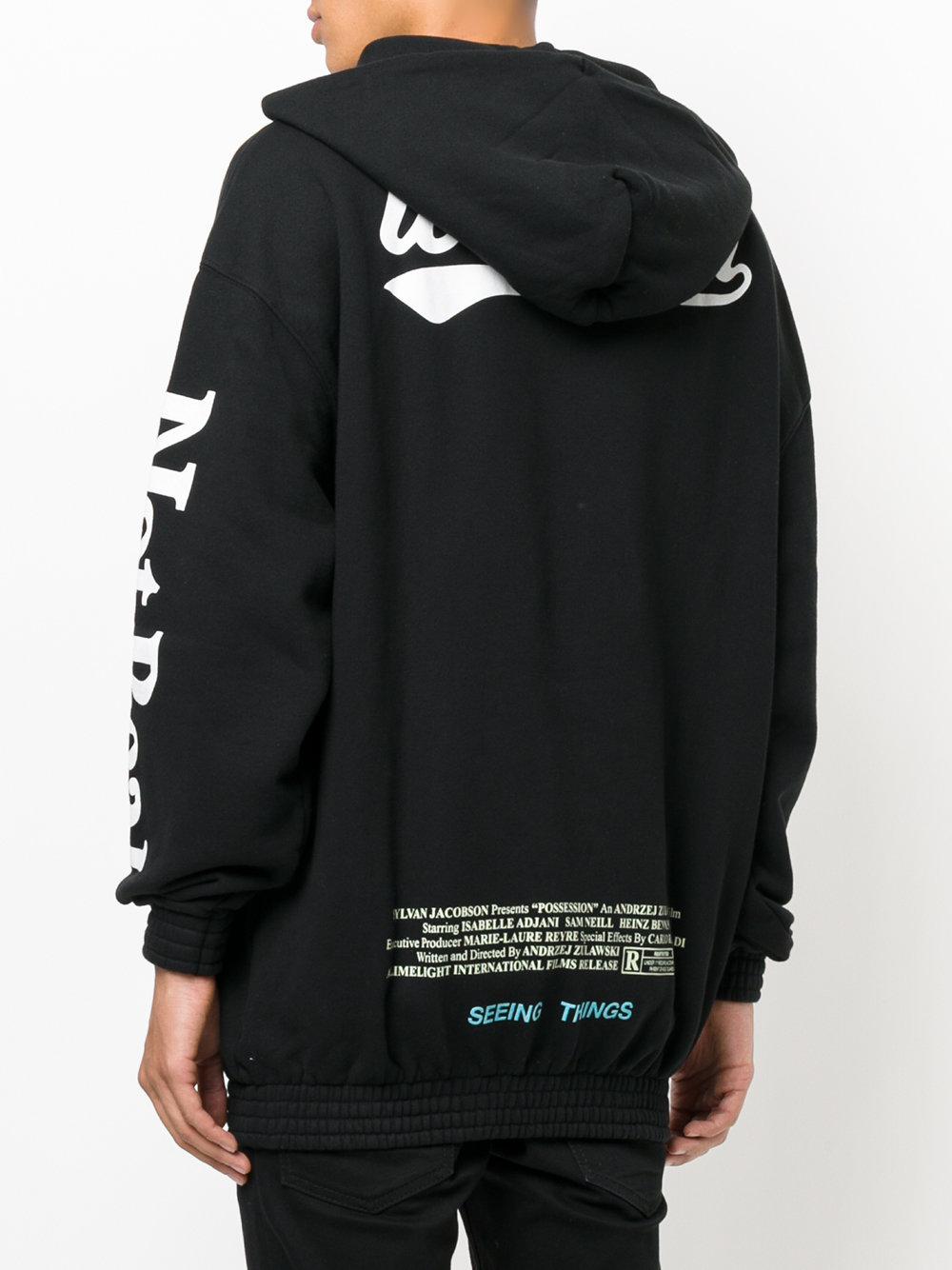 off white seeing things crewneck