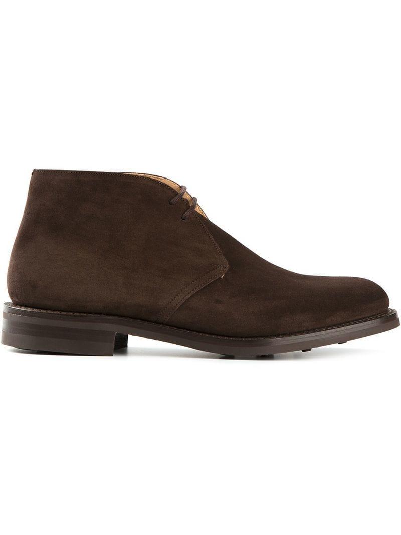 Church's Cinnamon Brown Leather Caldecott Wingtip Boots for Men - Lyst