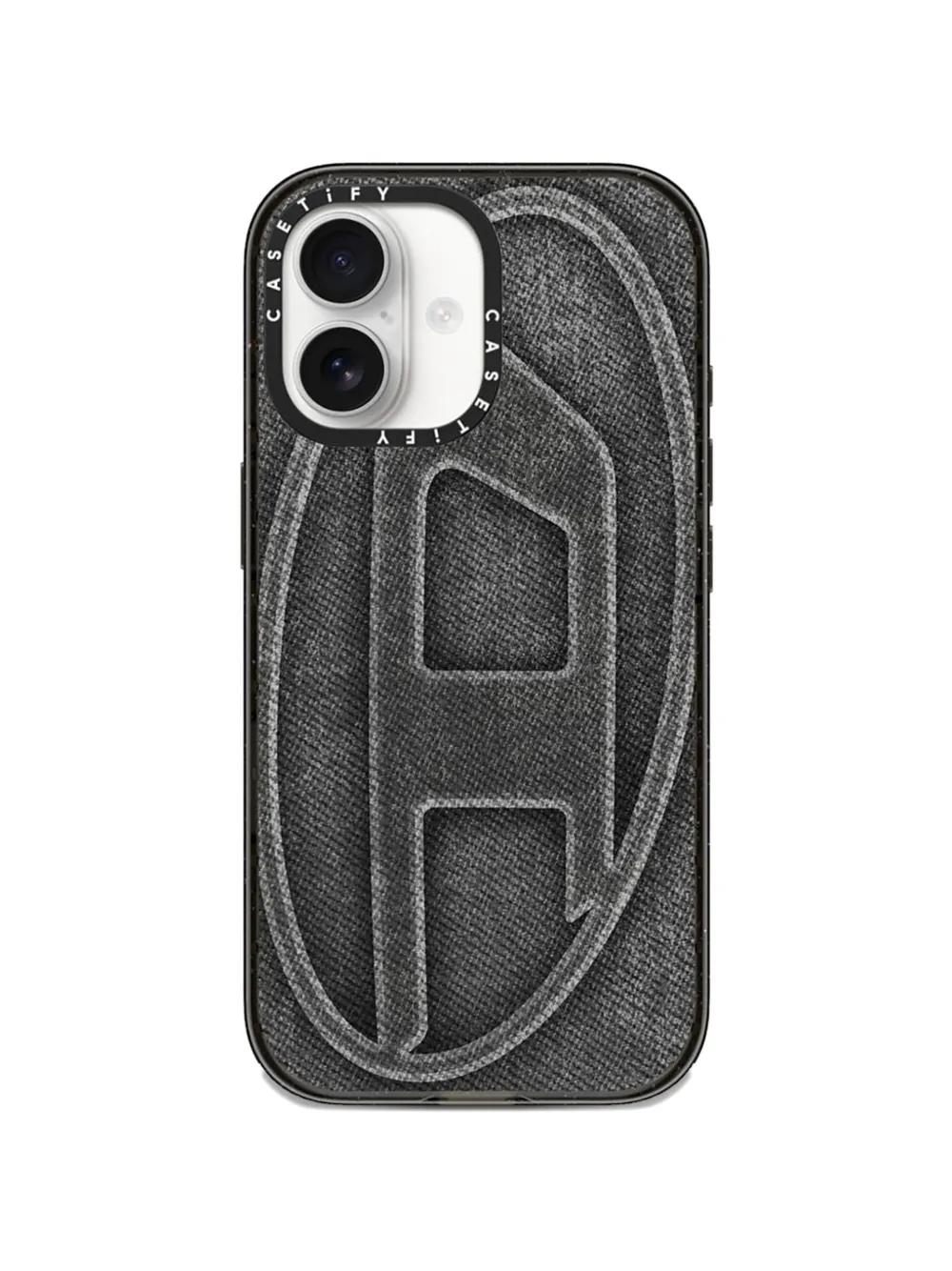 DIESEL X Casetify 60537 Denim-Effect Iphone 17 Case in Black | Lyst