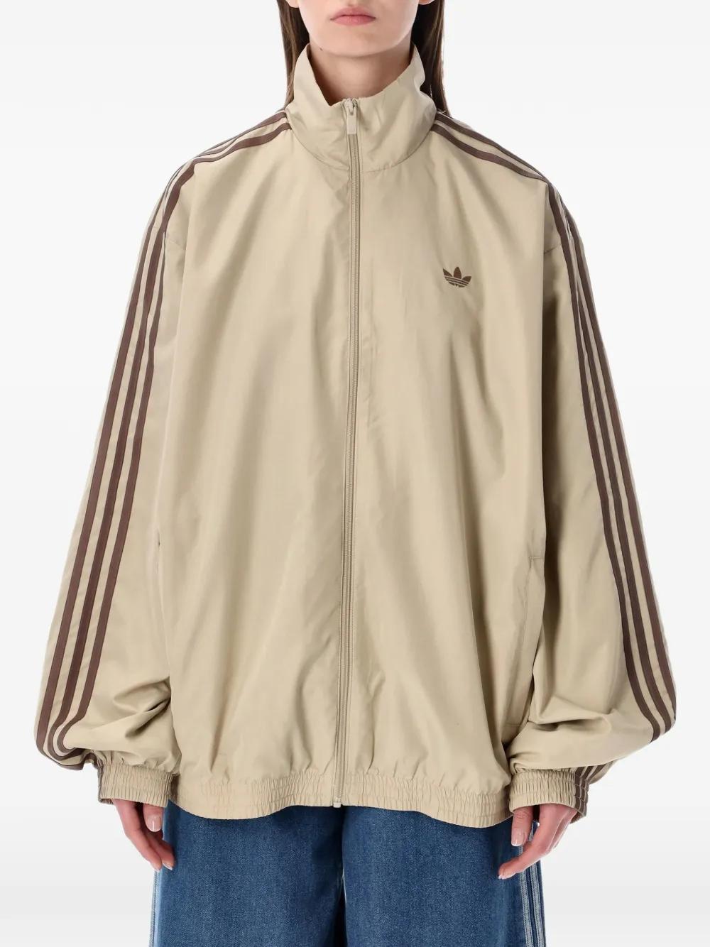 adidas Firebird Oversized Jacket in Natural | Lyst