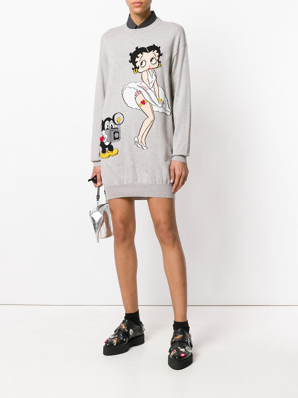 love moschino black shopper bag