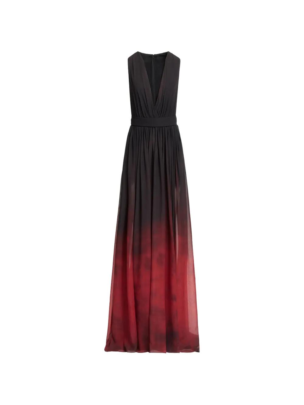 black mesh dress floral Steve Madden Women's Bliss Long-Sleeve Fit-and-Flare Dress - Black Ditsy Floral