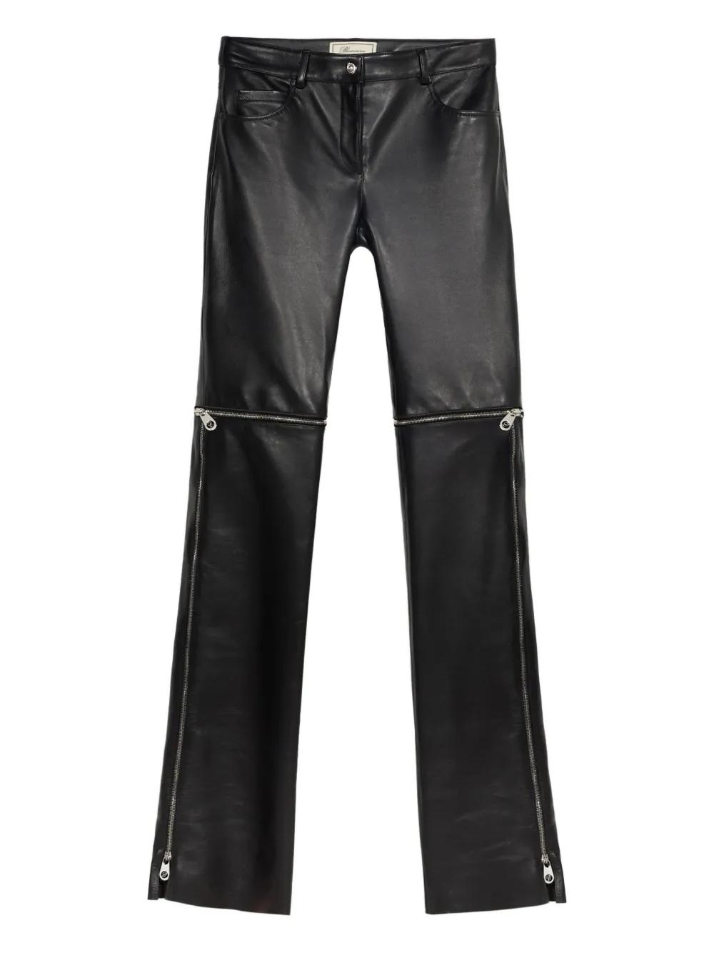 パンツ BLUMARINE Black Knit Flared Leg Pant Blumarine Pants for Women | Online Sale up to 59% off | Lyst