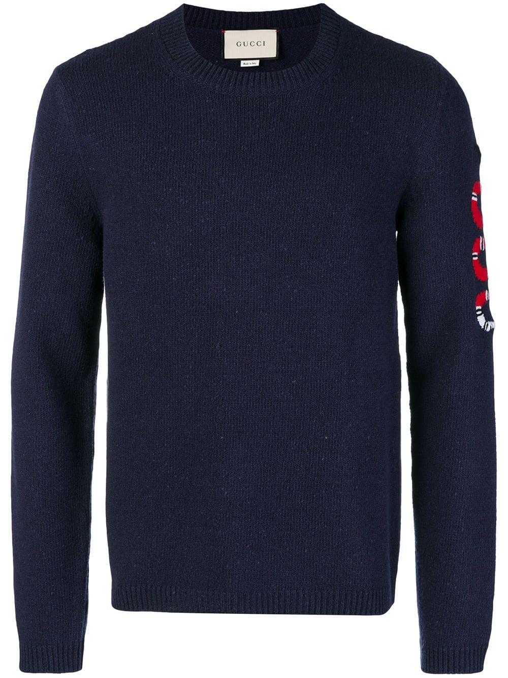 gucci blue jumper