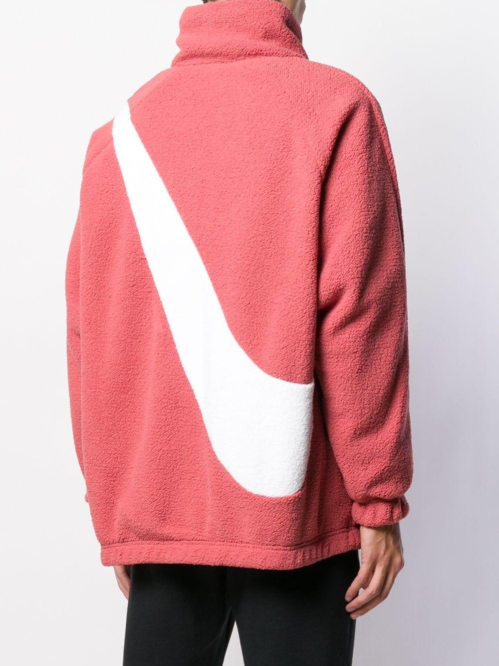 pink nike swoosh jacket
