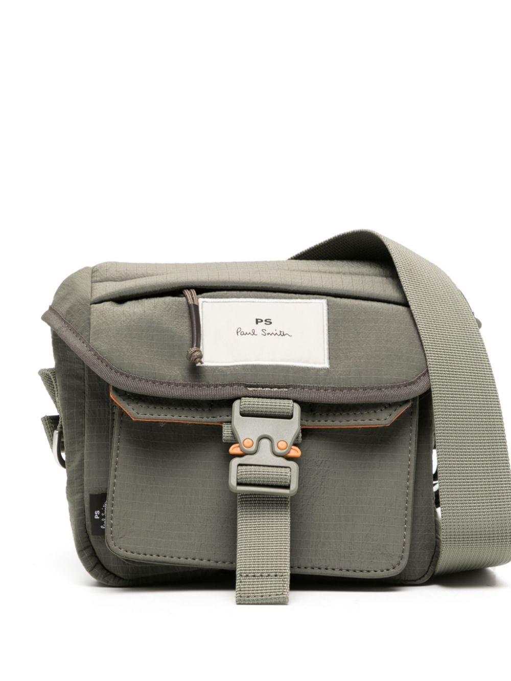 PS by Paul Smith Logo-patch Messenger Bag in Gray for Men