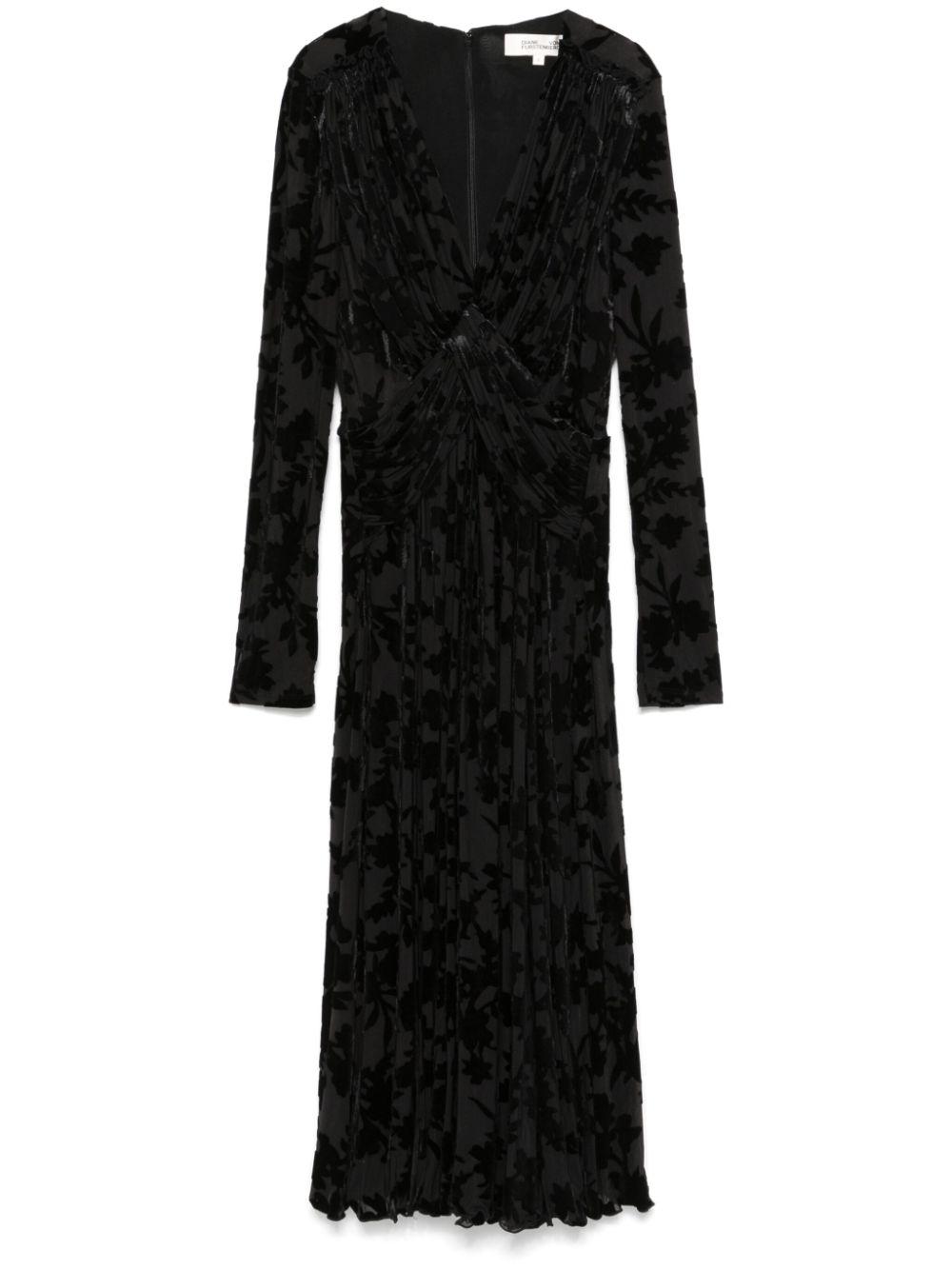 Diane von Furstenberg レディース ブラック Strand ドレス ワンピース