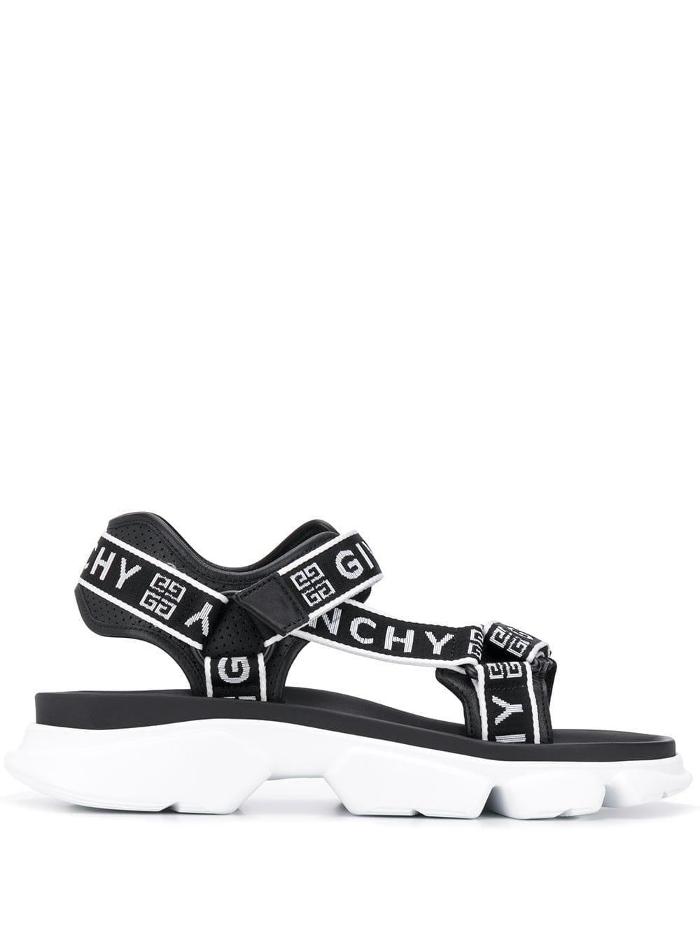 Givenchy Jaw Sandals in Black/White (Black) for Men - Lyst