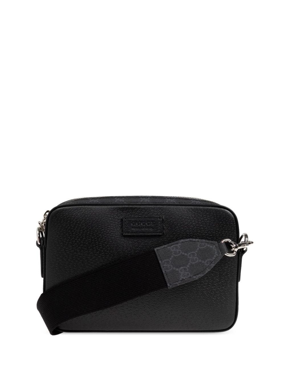 Gg black small messenger bag best sale