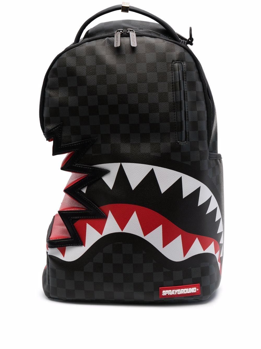 Sprayground Zaino Shark-bite Backpack in Black for Men | Lyst