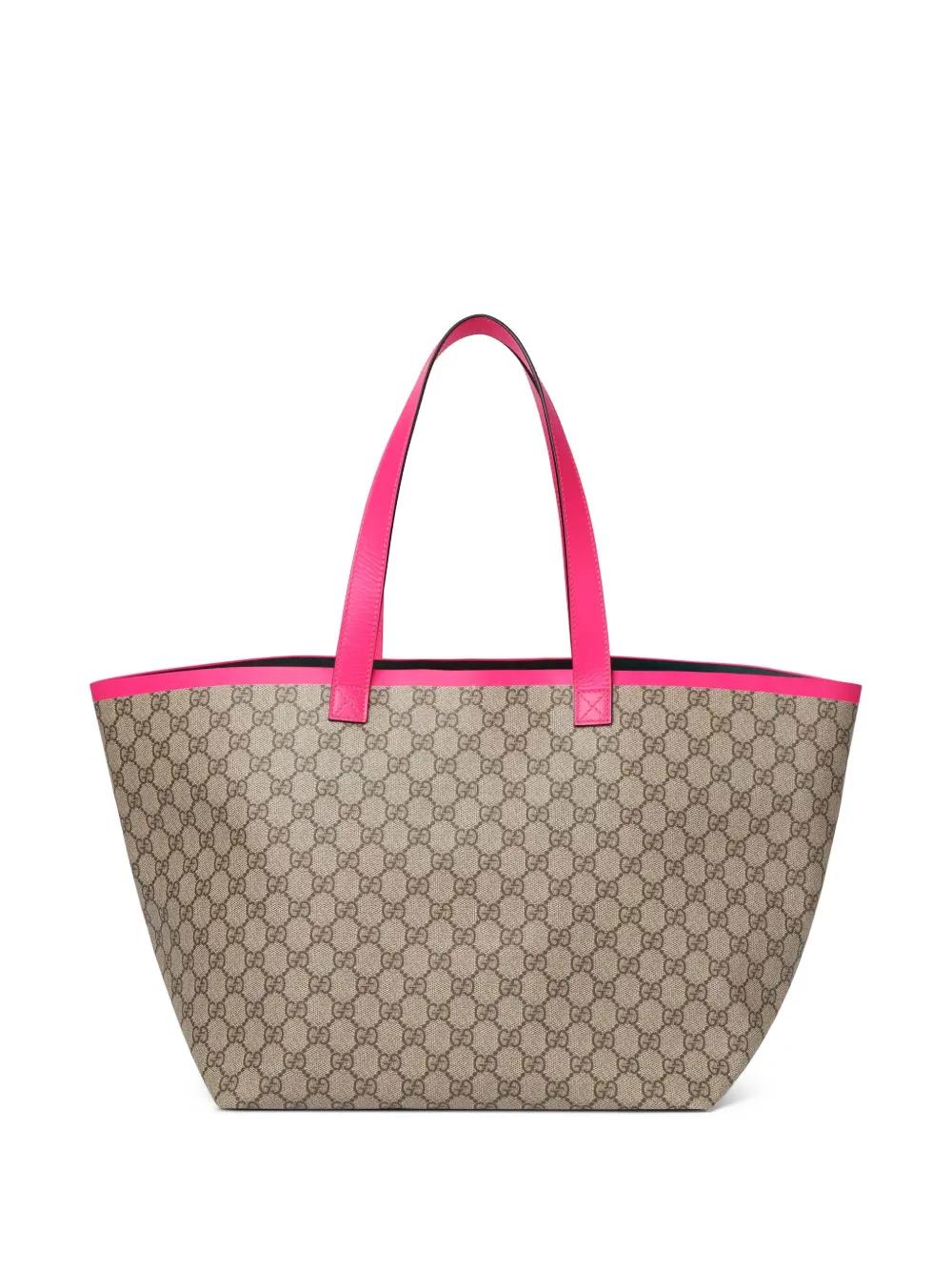 Gucci Gg Supreme Tote Bag in Pink for Men | Lyst