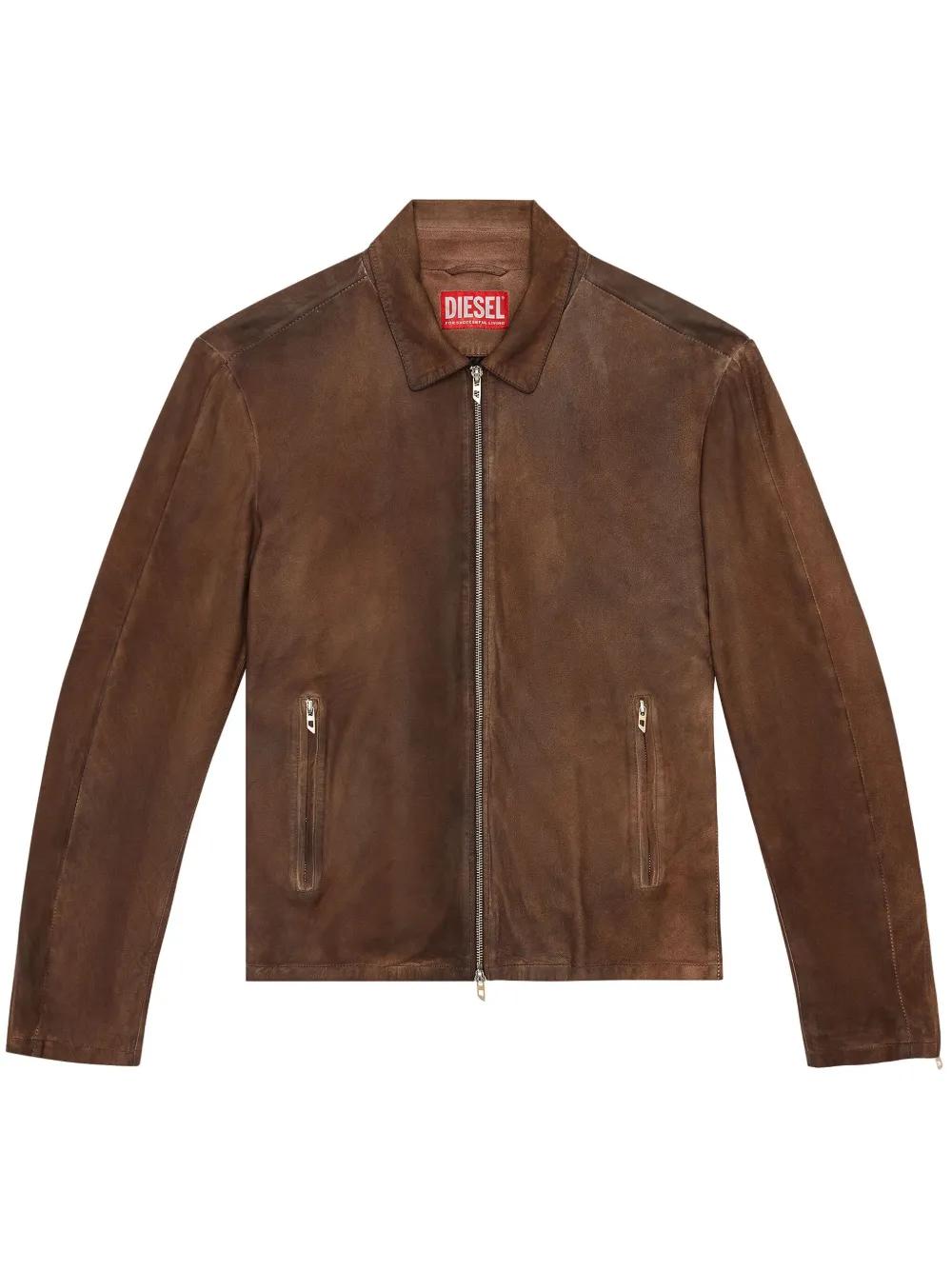 Men's DIESEL Leather jackets from $297 | Lyst - Page 2