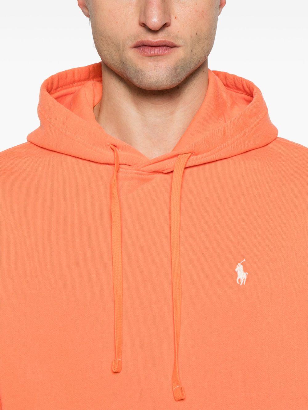 Polo Ralph Lauren Polo Pony Embroidered Hoodie in Orange for Men Lyst UK