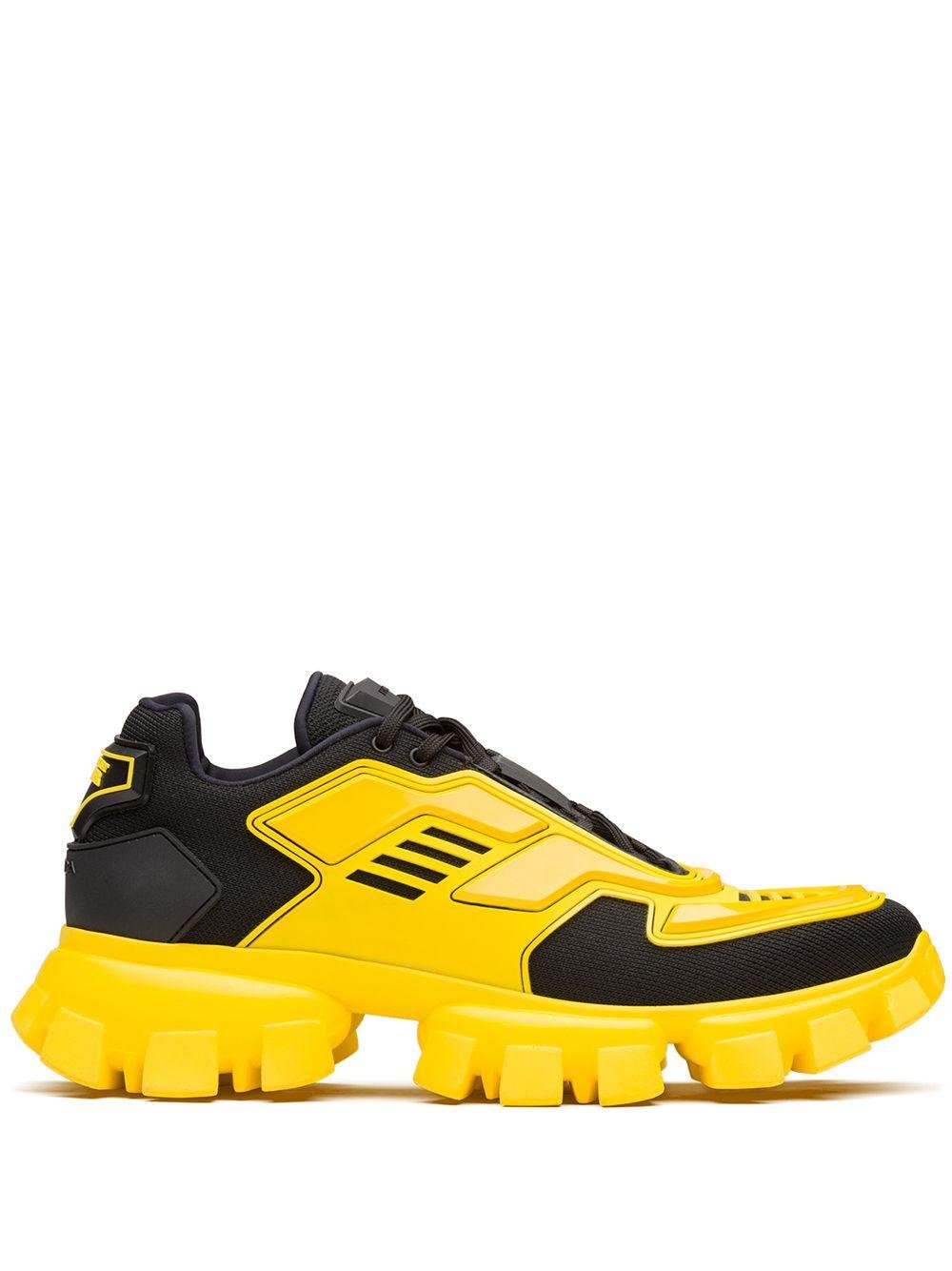 Prada Rubber Cloudbust Thunder Sneakers in Yellow for Men | Lyst