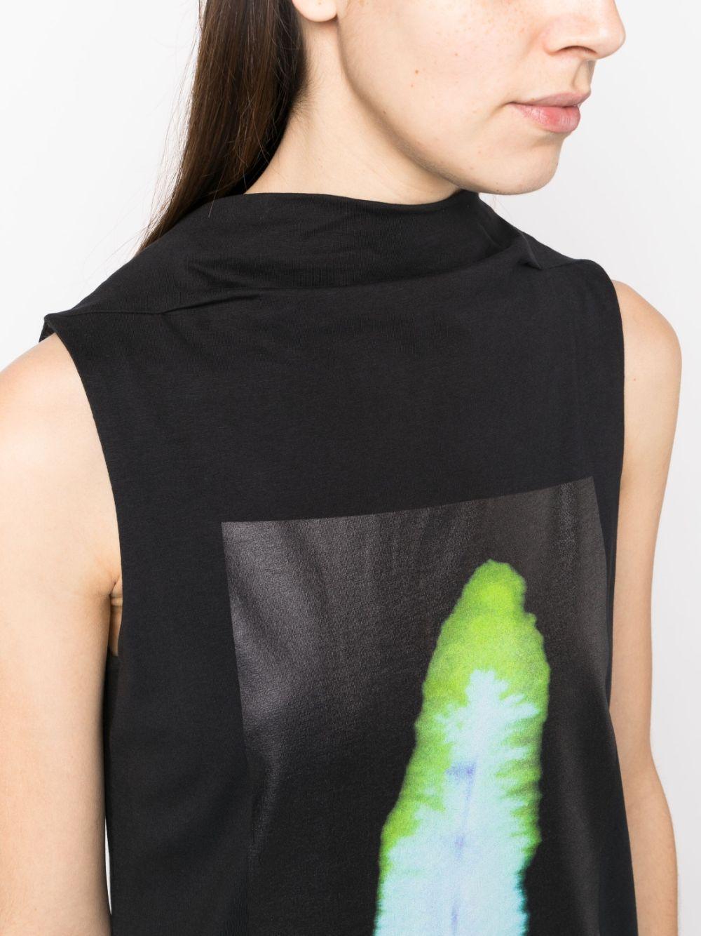 Christian Wijnants Graphic-print Organic-cotton Sleeveless Dress