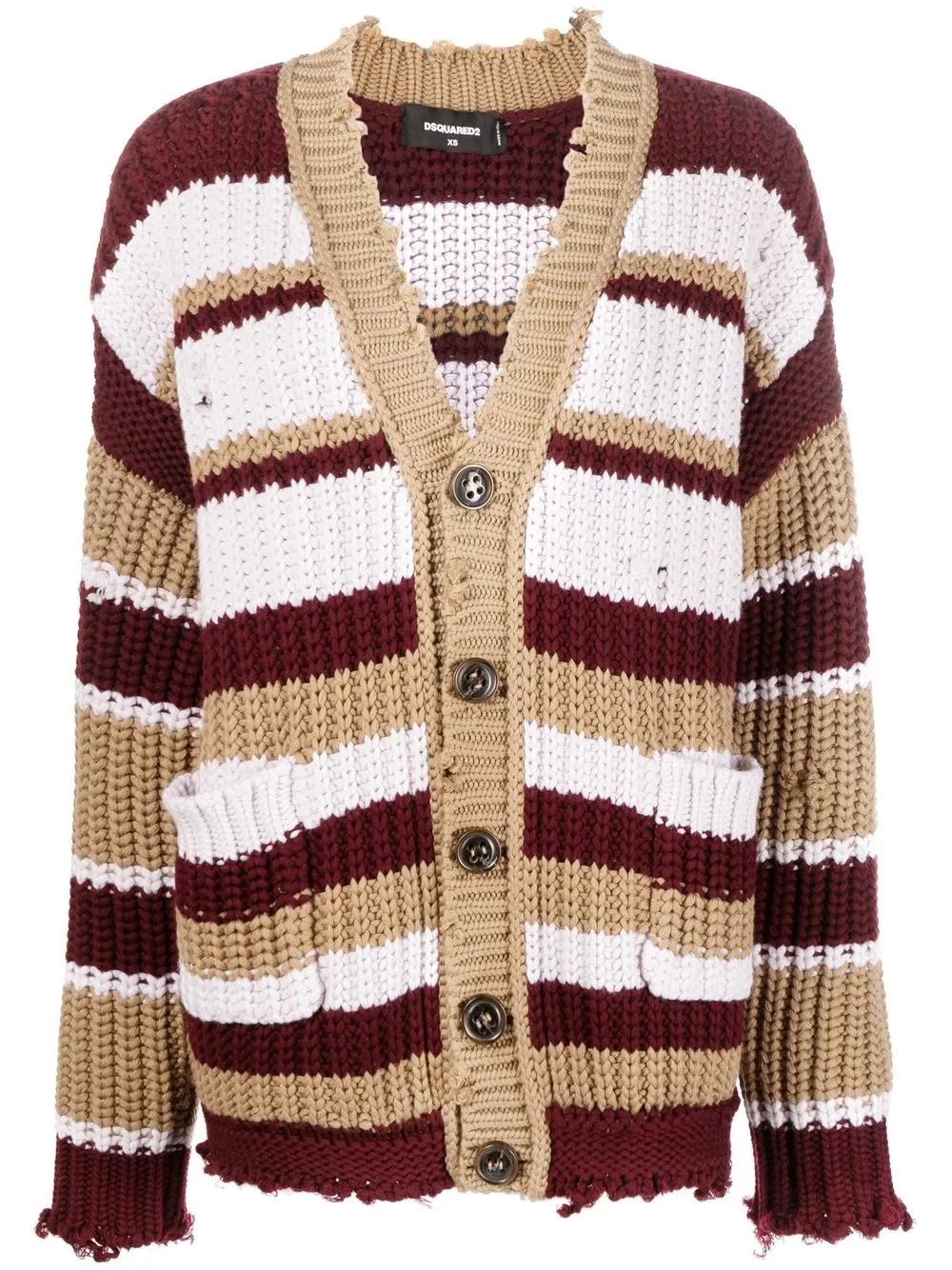 DSQUARED2 ブラウンカーディガン XS レディース DSquared² カーディガン | オンラインセールは最大70%オフ