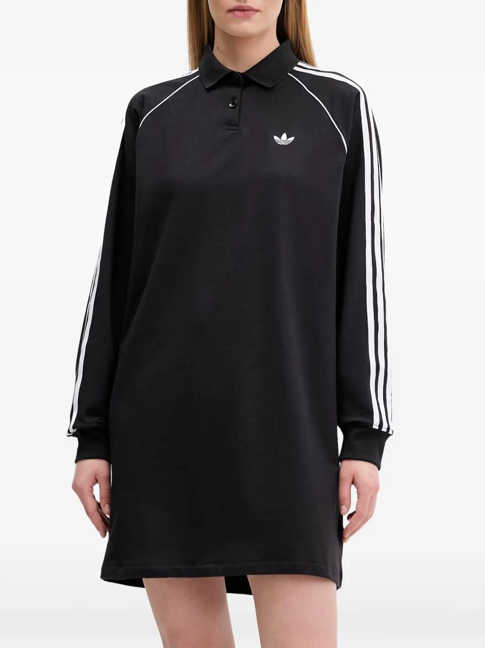 adidas long sleeve dresses adidas Women's Lifestyle Adicolor Long Sleeve Maxi Dress
