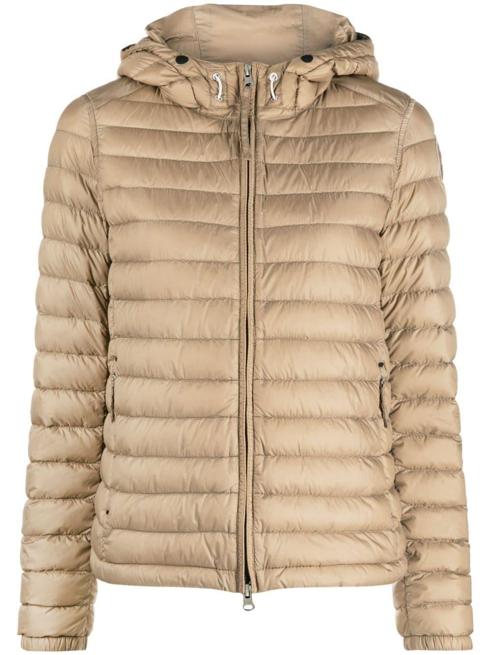 Parajumpers Suiren Hooded Down Jacket in Natural | Lyst