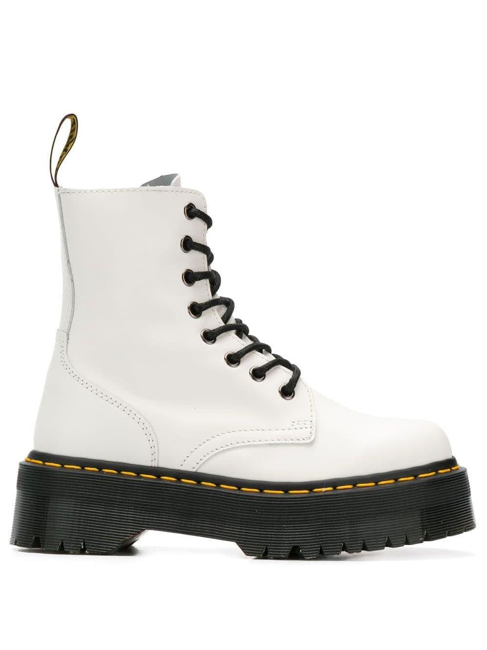 Dr. Martens Leather Jadon Boots in White - Save 21% - Lyst