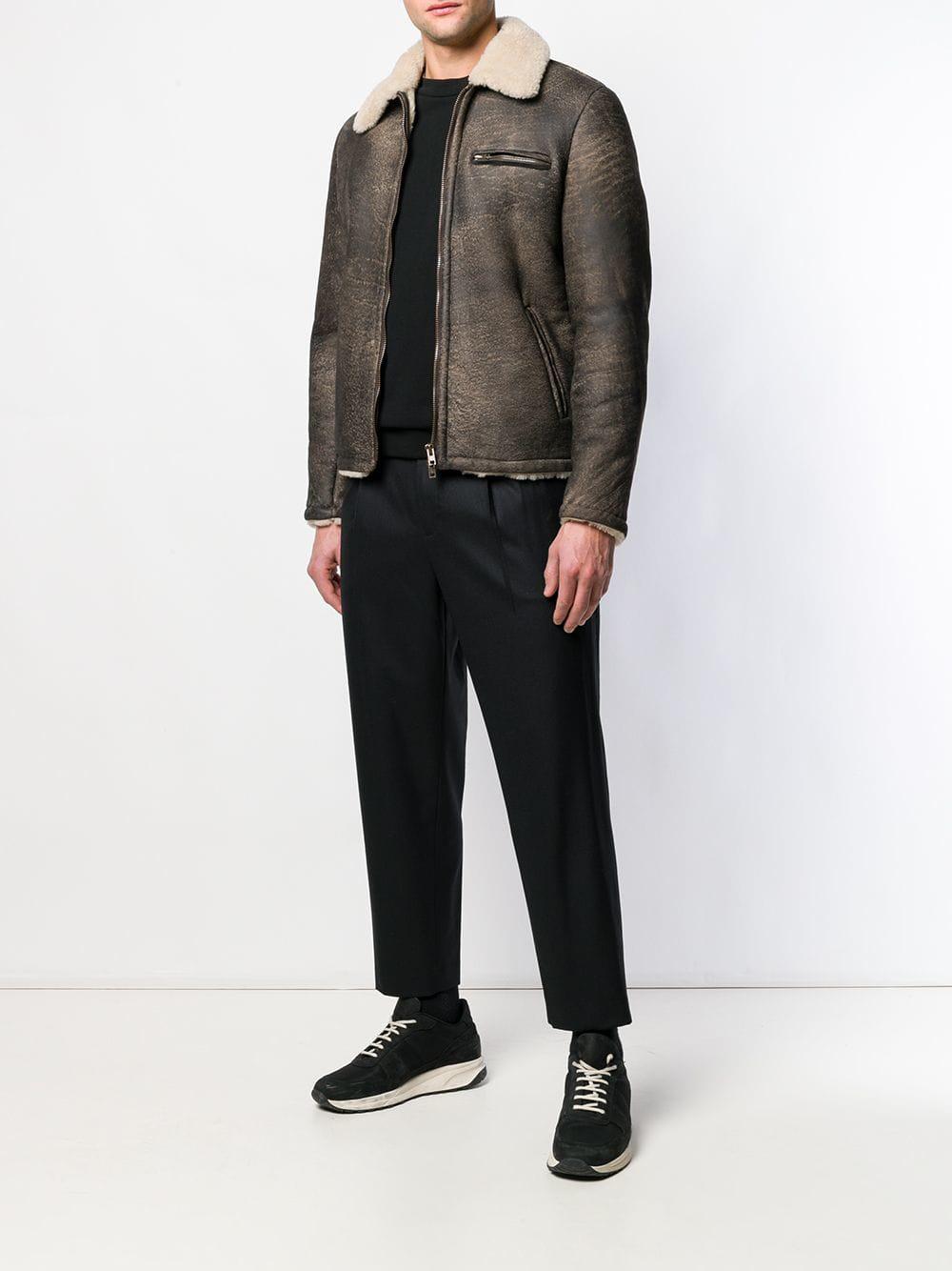 Salvatore santoro shearling jacket Clearance