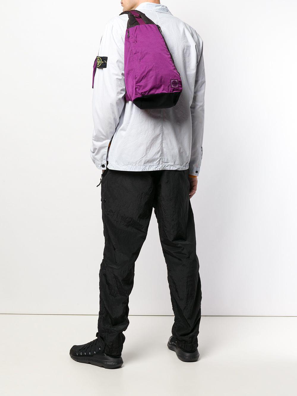 stone island one shoulder backpack