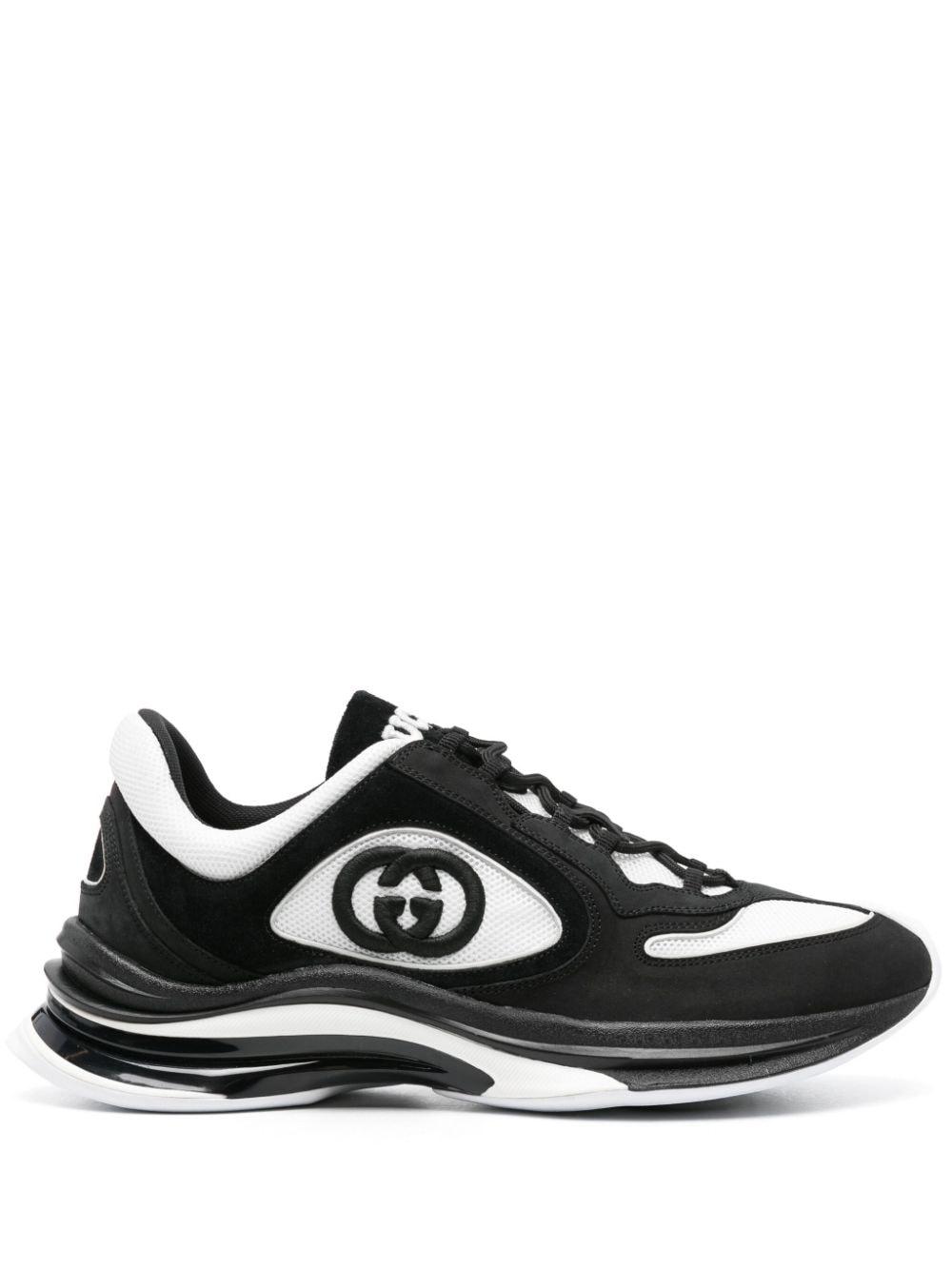 Gucci Run Trainer in Black for Men Lyst