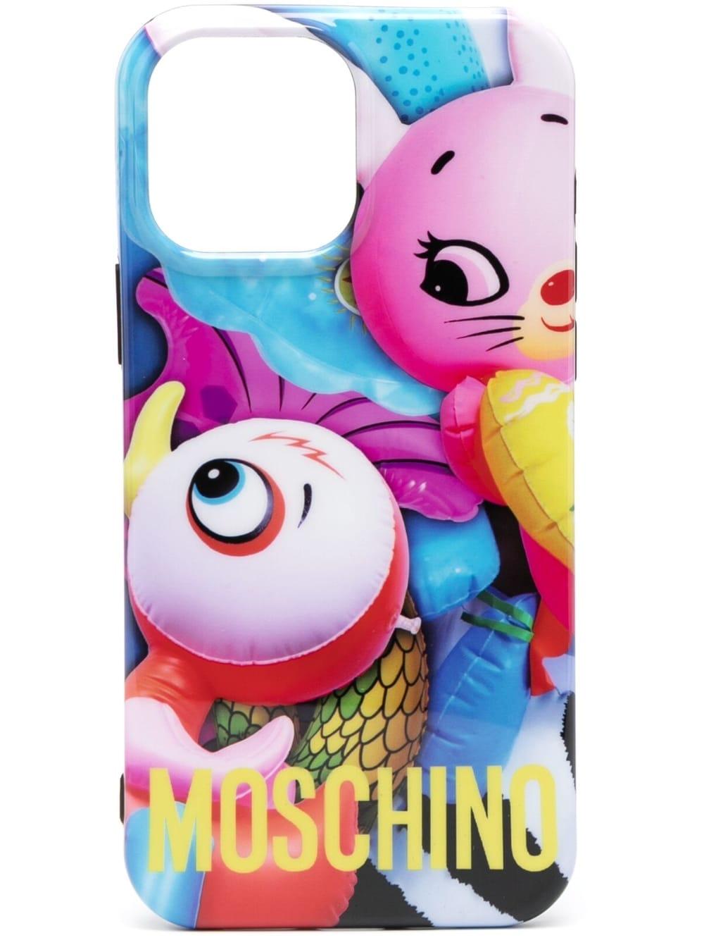 Moschino Cartoonprint Iphone 13 Pro Max Case in Pink Lyst