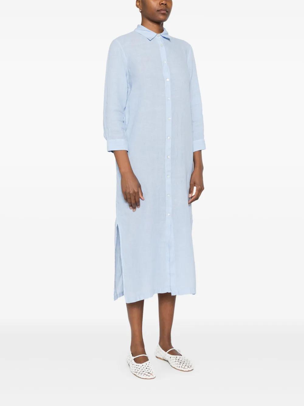 ワンピース 120% LINO Woman Dress White 32ALIW40FV000011532ALIW 000050 120% LINO: Dress woman - White | 120% Lino dress