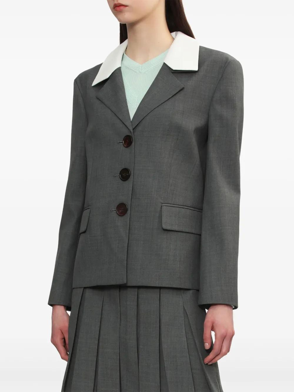 【関税込み】Shushu/Tong テーラードジャケット Shushu/Tong Navy Retro Jacket Shushu/Tong