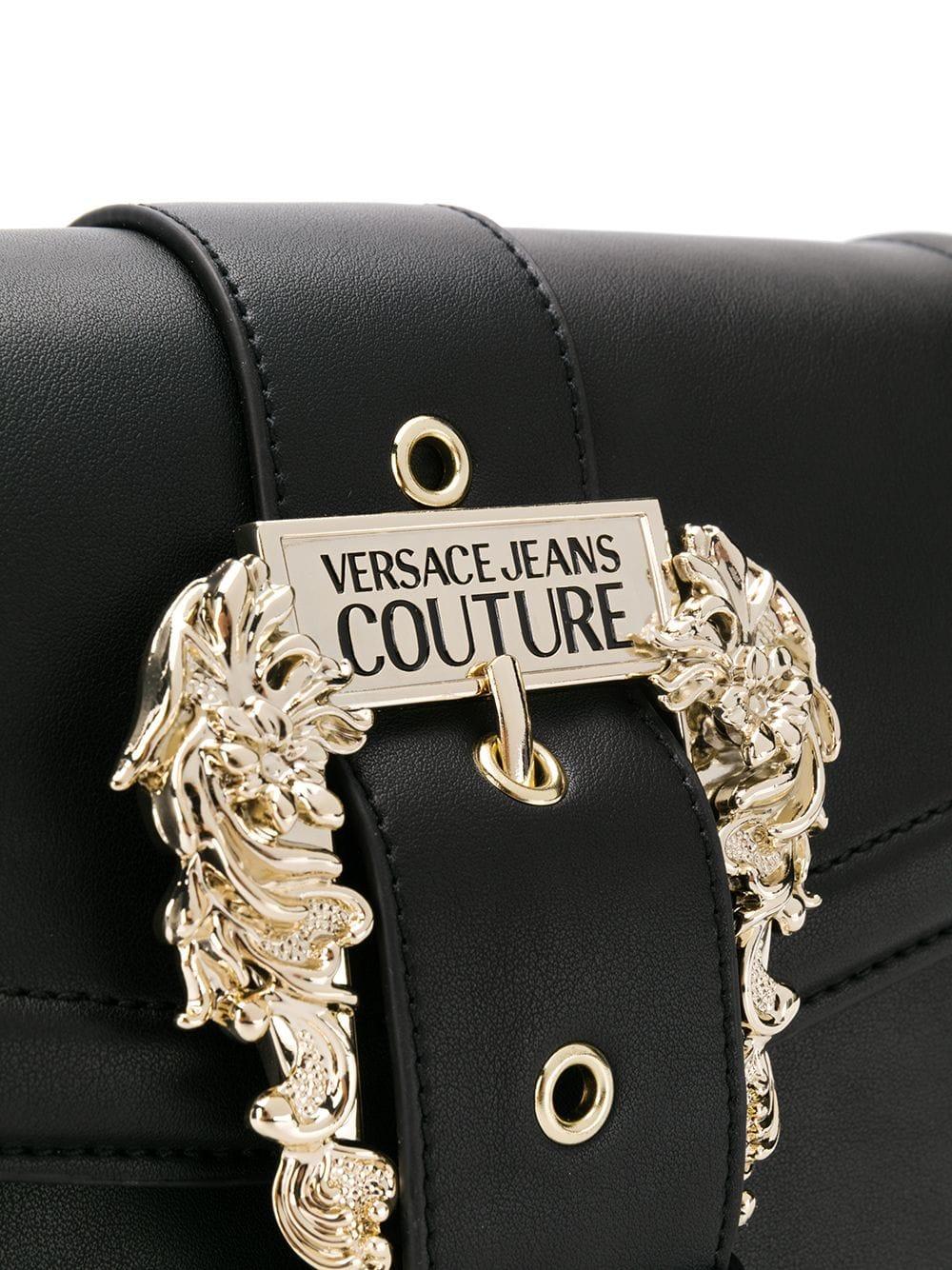 versace jeans couture logo shoulder bag