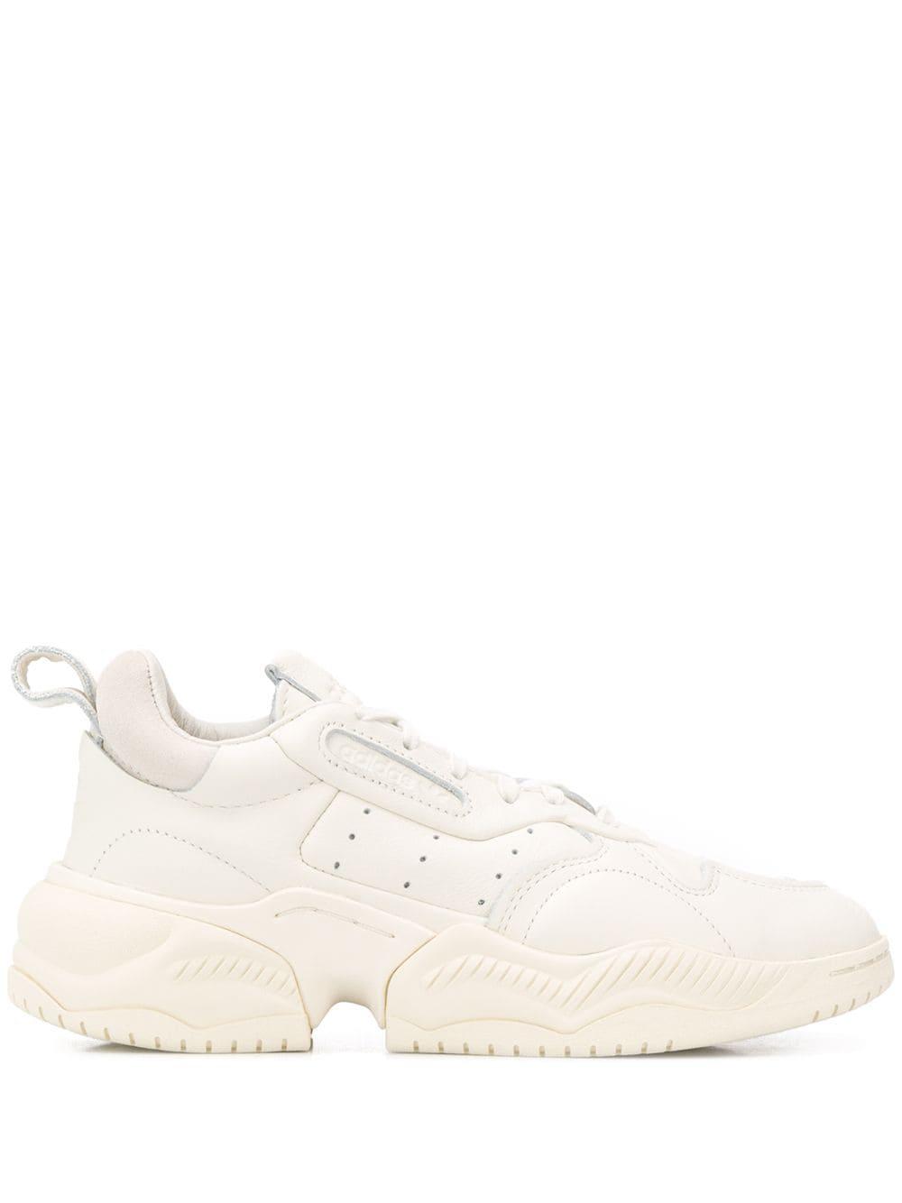 adidas Leather Chunky Sole Sneakers in White | Lyst عدسات انستازيا