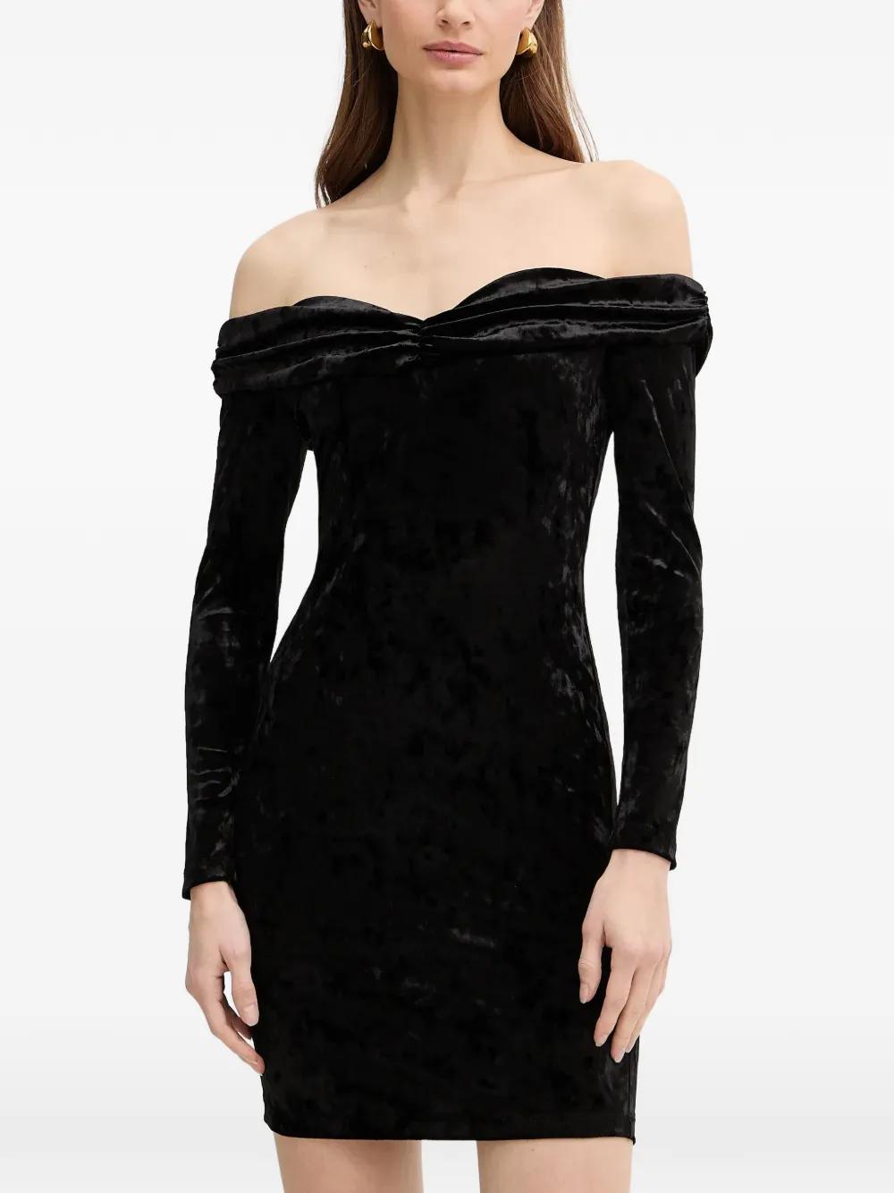 white christmas dresses I Guess So Mini Dress White / Burgundy main image 1